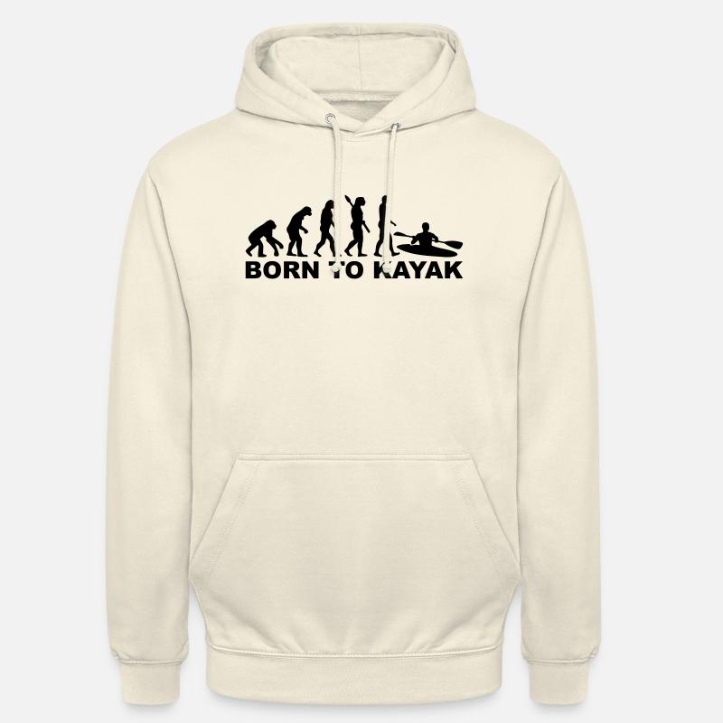 Evolution Kayak - Unisex Hoodie - vanilla