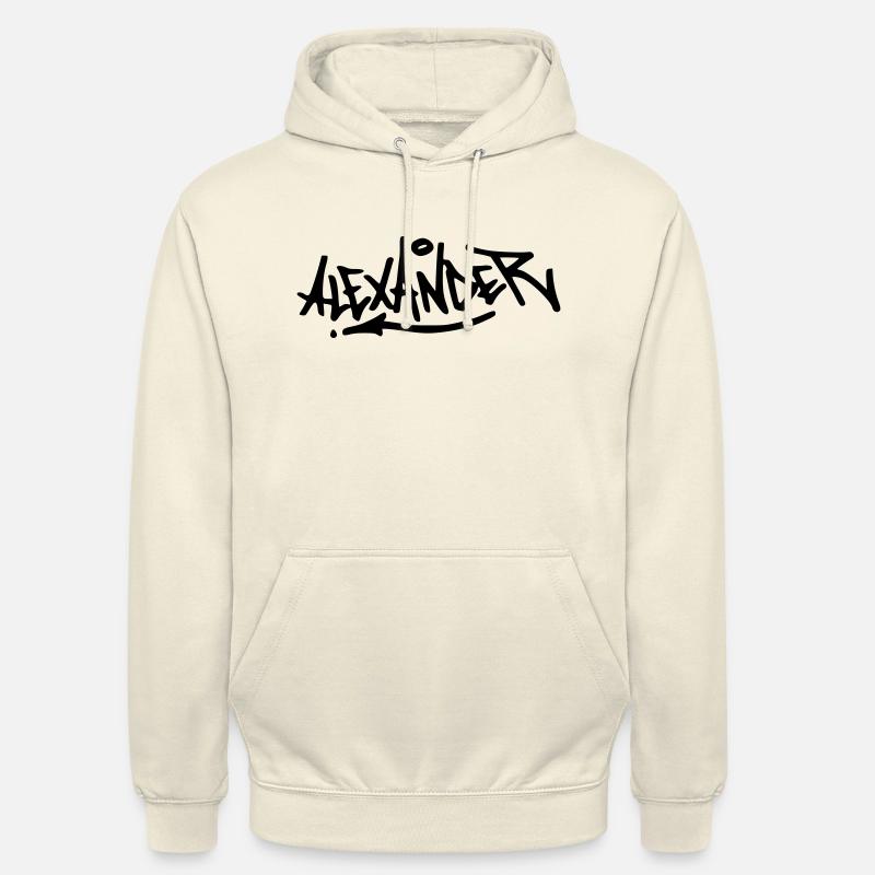 Graffiti Alexander - Unisex Hoodie - Vanille-Milchshake