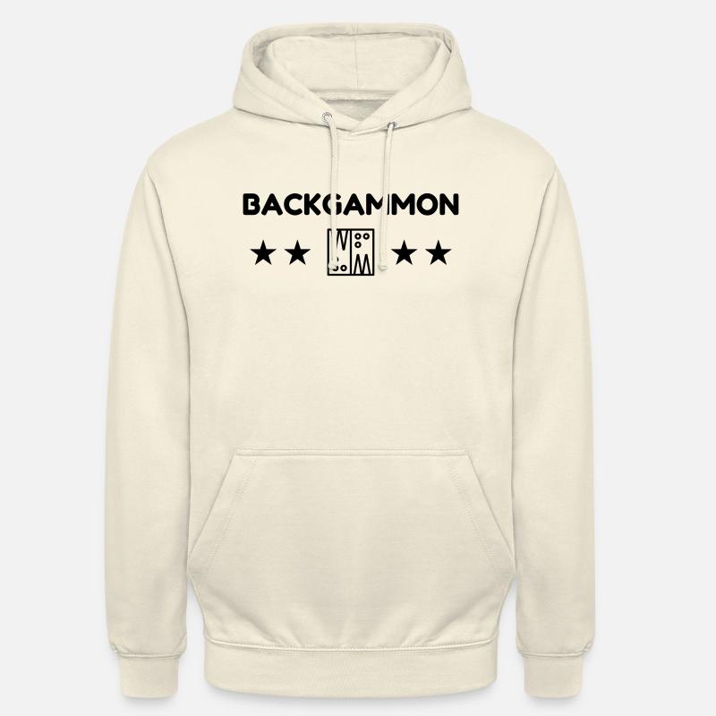 Backgammon / Spiel / Player / Schach - Unisex Hoodie - Vanille-Milchshake
