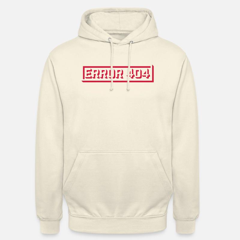 Error 404 Computer Message Unisex Hoodie