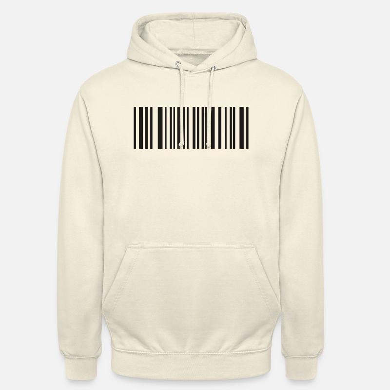 barcode - Hættetrøje unisex - vaniljemilkshake