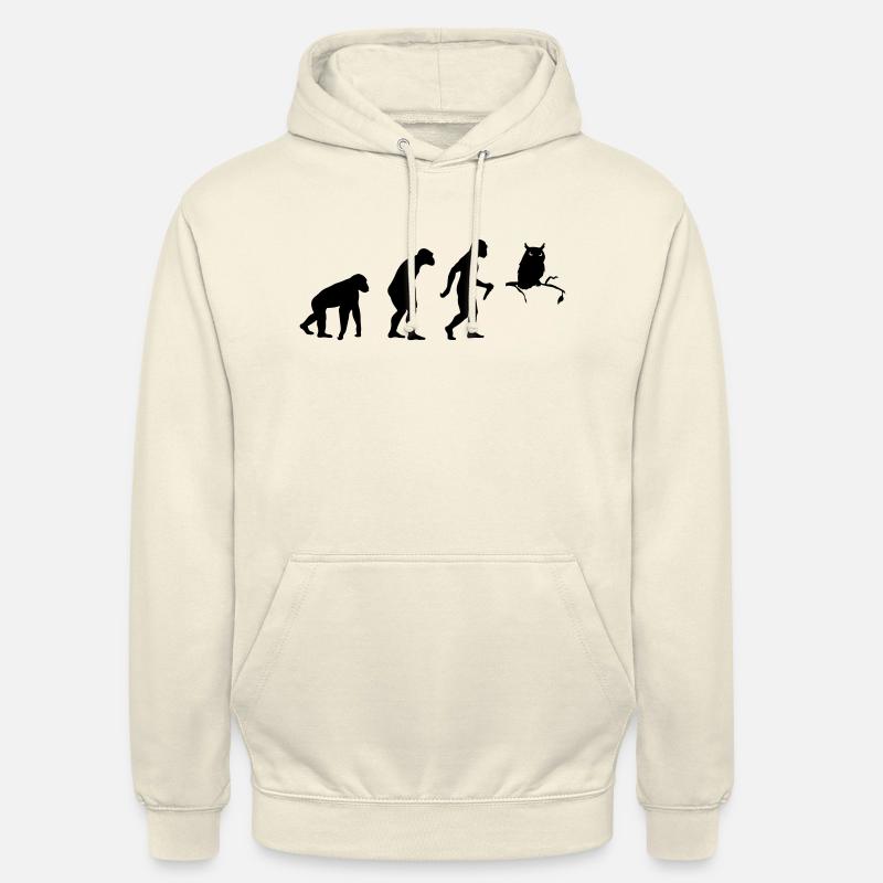Owl Evolution - Unisex Hoodie - Vanille-Milchshake