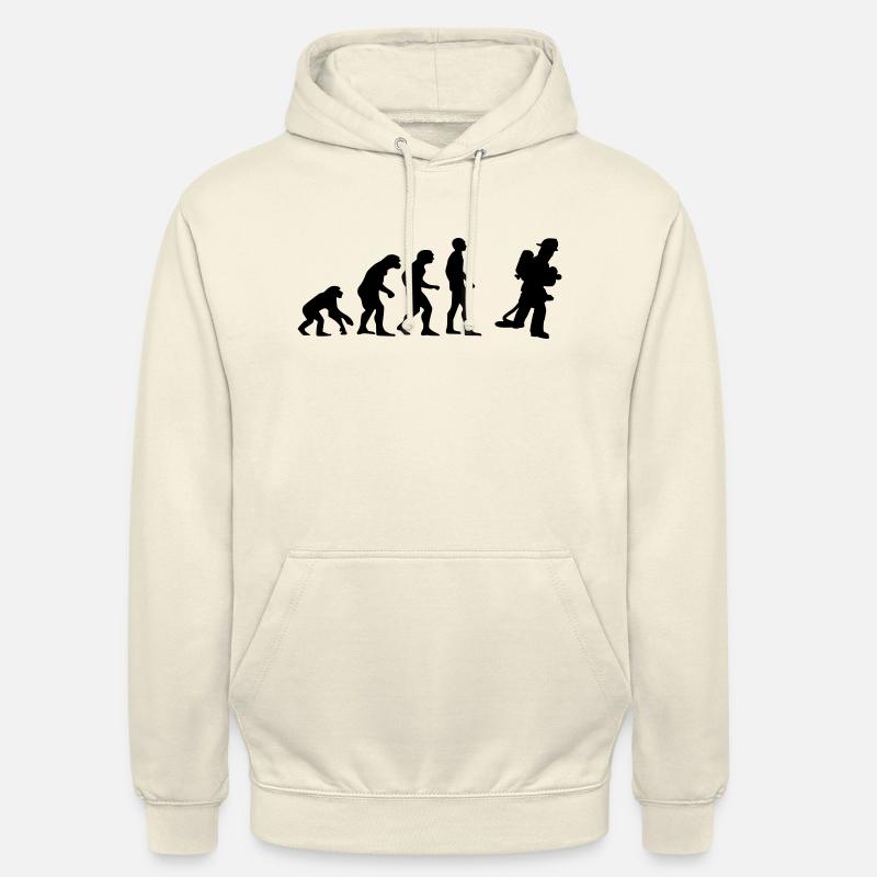 firefighter evolution - Unisex Hoodie - vanilla
