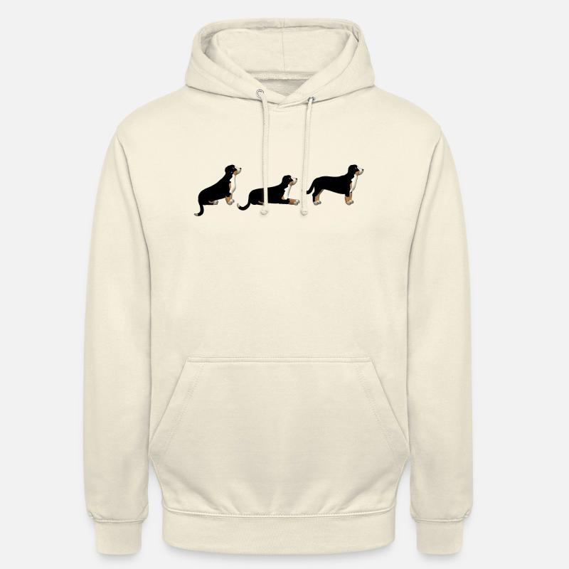 Sitz Platz Steh Entlebuch - Unisex Hoodie - Vanille-Milchshake