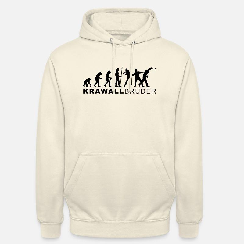 evolution_krawallbruder2 - Unisex Hoodie - vanilla