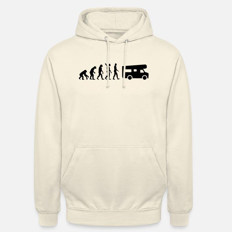 Evolution Camping - Unisex Hoodie - Vanille-Milchshake