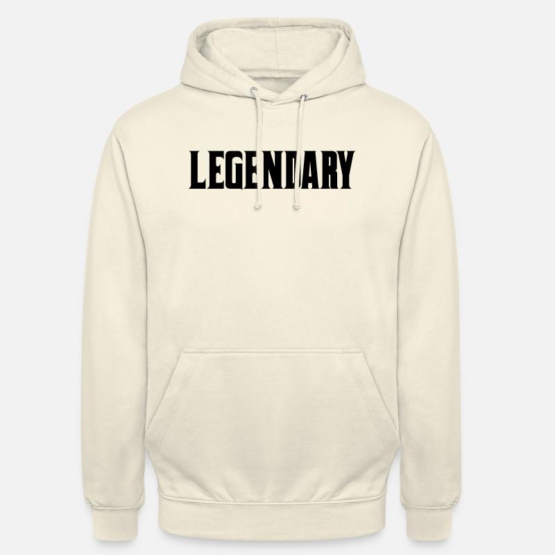 legendary - Sweat-shirt à capuche unisexe - vanille