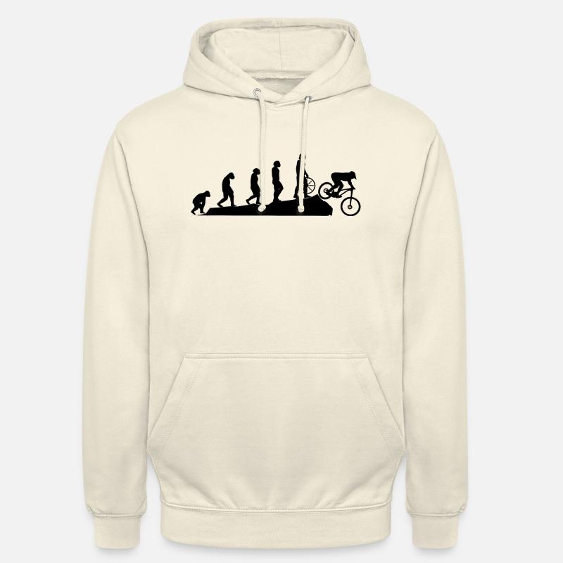 Vélo Evolution Noir - Sweat-shirt à capuche unisexe - vanille
