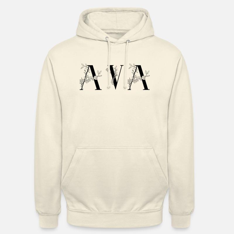 Nom - Ava - Sweat-shirt à capuche unisexe - vanille
