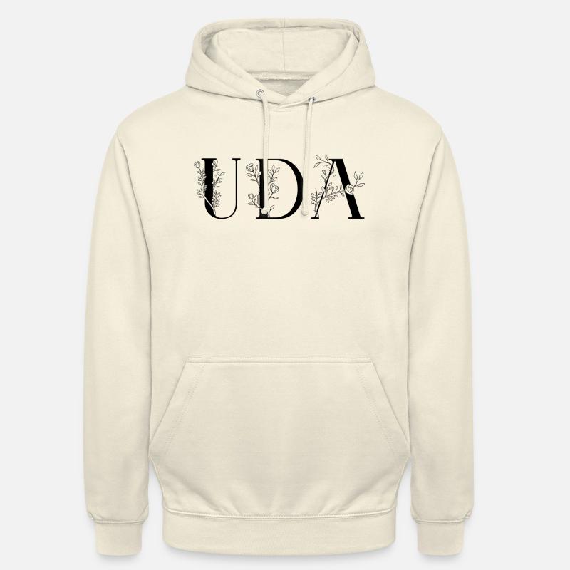 Nom - Uda - Sweat-shirt à capuche unisexe - vanille