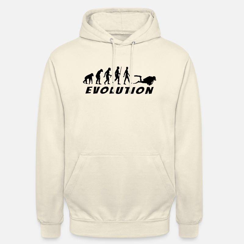 Evolution Diver Black - Unisex Hoodie - vanilla