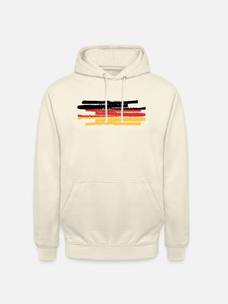 Deutschland Deutschlandflagge - Unisex Hoodie - Vanille-Milchshake