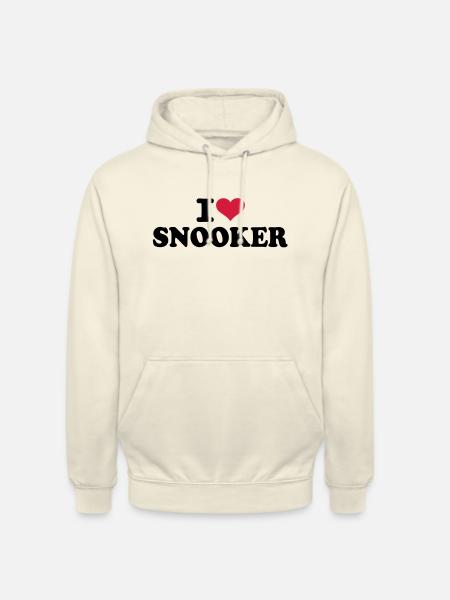 I love Snooker - Unisex Hoodie - Vanille-Milchshake