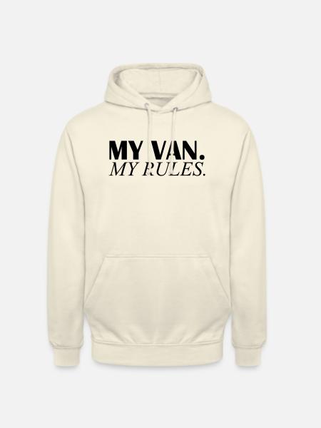 my van my rules - Unisex Hoodie - Vanille-Milchshake