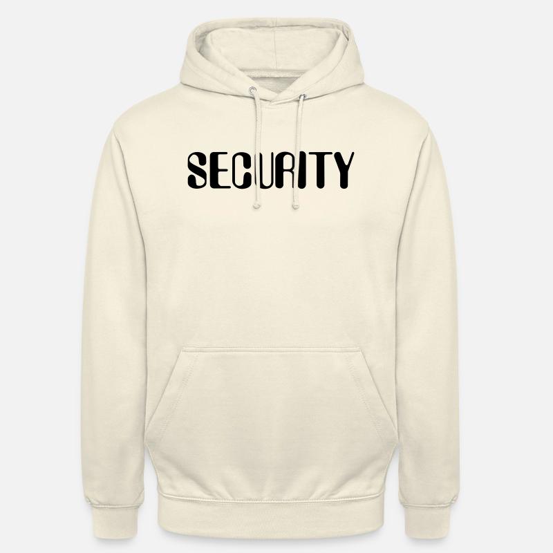 Sécurité - Security - Sweat-shirt à capuche unisexe - vanille