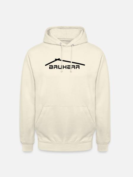 Bauherr- für Häuslebauer - Unisex Hoodie - Vanille-Milchshake