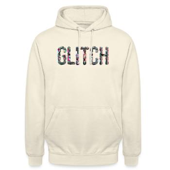 Glitch Computer PC Electronics Gaming Media Art - Unisex Hoodie - vanilla - Front - Alina (178cm) & Michal (187cm)