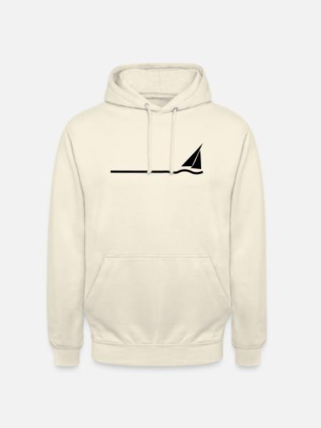 Regatta 3 (monochrom) - Unisex Hoodie - Vanille-Milchshake