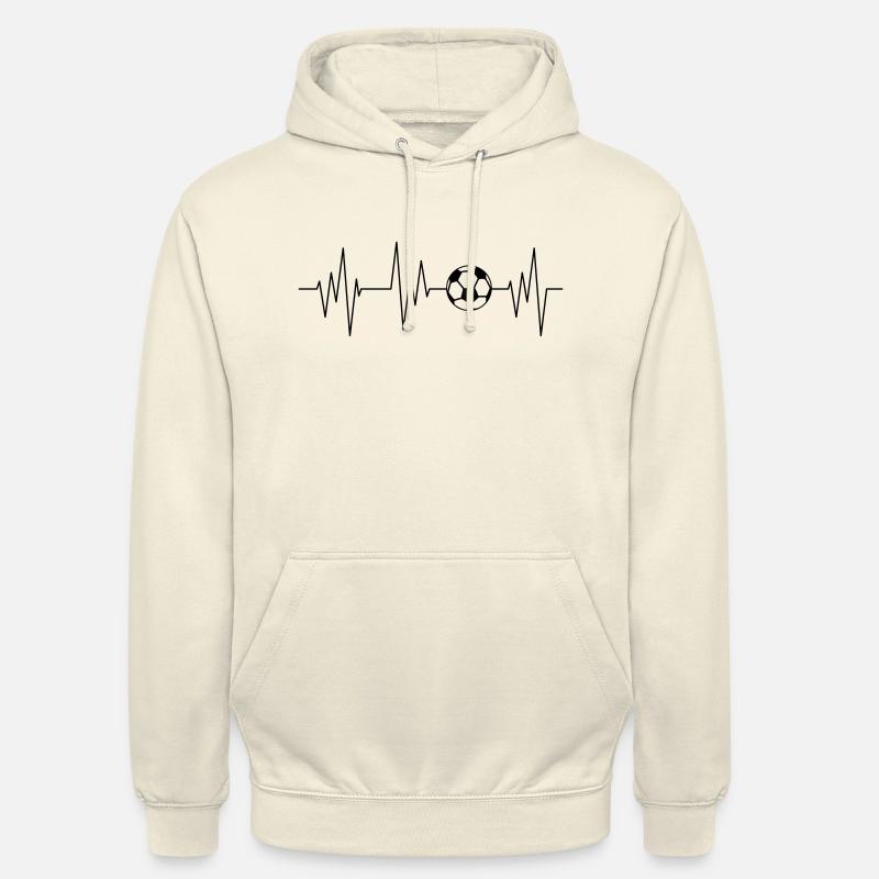 piłkarz - Bluza z kapturem typu unisex - shake waniliowy