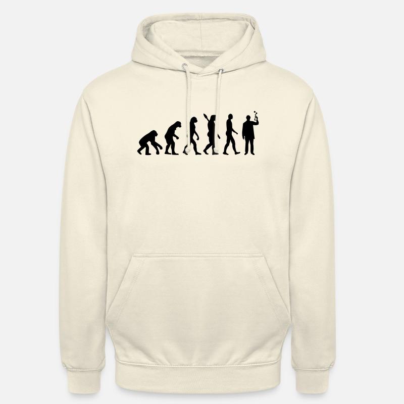 Évolution Chimiste - Sweat-shirt à capuche unisexe - vanille