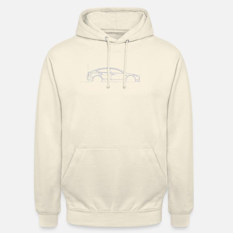 Elektrisch - E Auto - M3 - Unisex Hoodie - Vanille-Milchshake