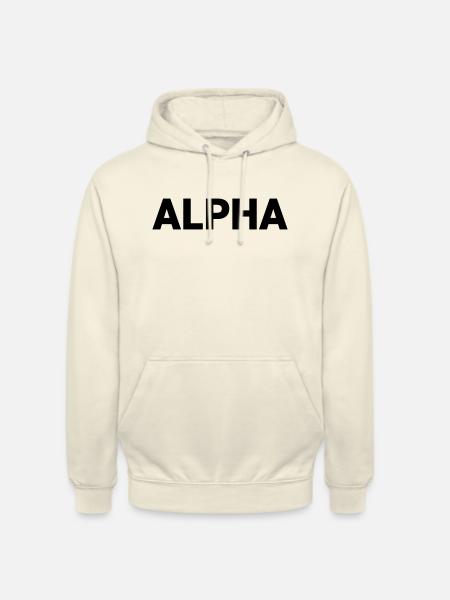 Rang Alpha Dark Pack - Sweat-shirt à capuche unisexe - vanille