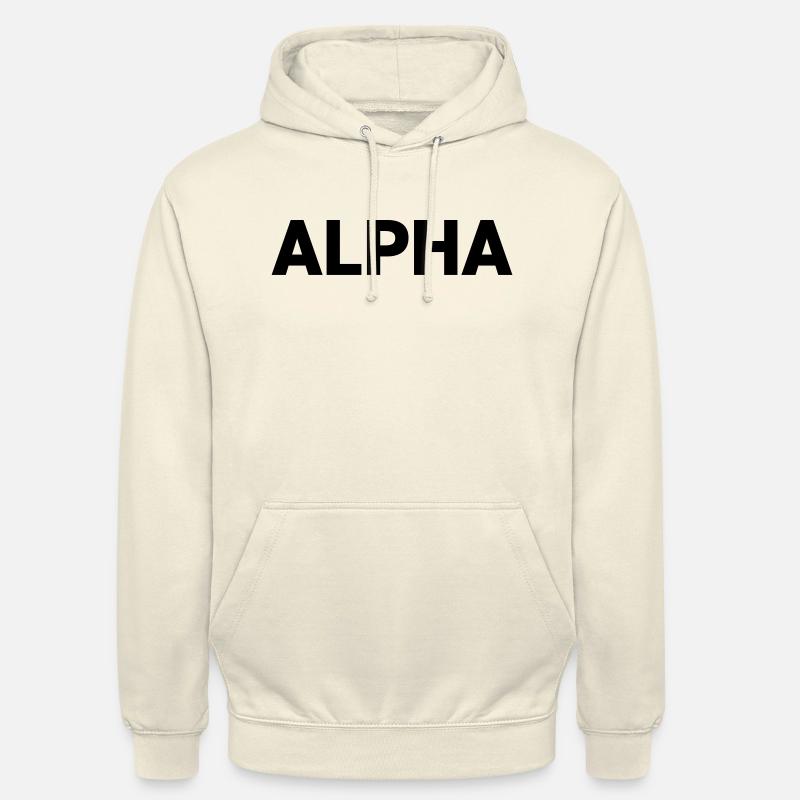 Rang Alpha Dark Pack - Sweat-shirt à capuche unisexe - vanille