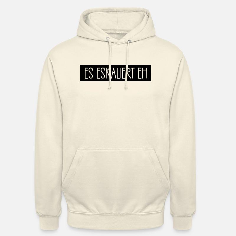Es eskaliert eh - Unisex Hoodie - Vanille-Milchshake