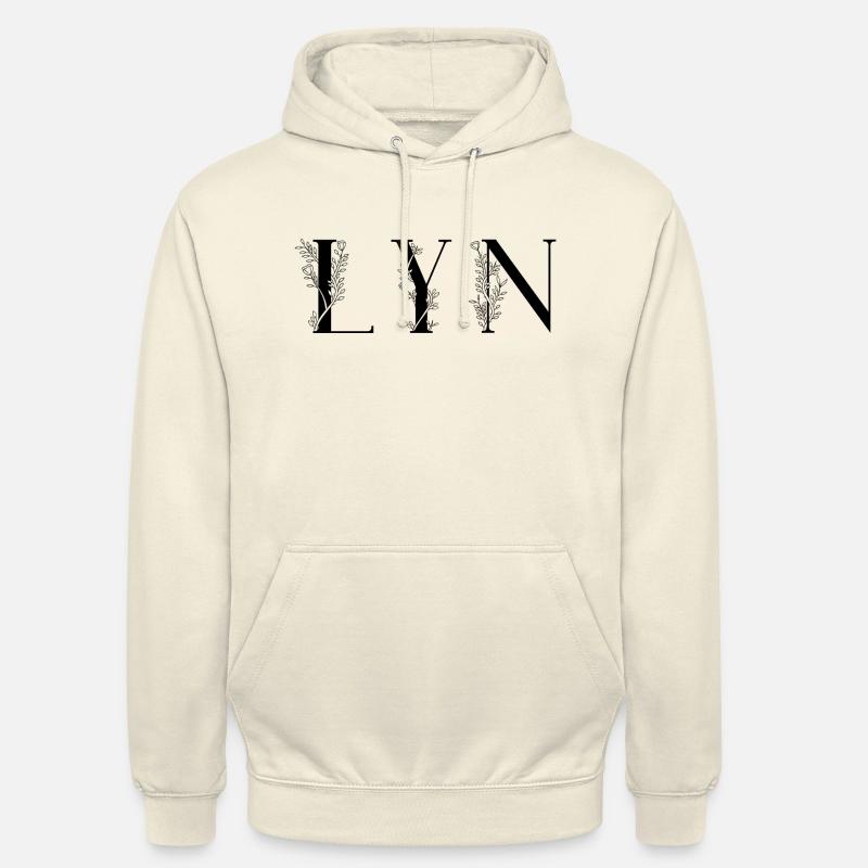 Nom - Lyn - Sweat-shirt à capuche unisexe - vanille