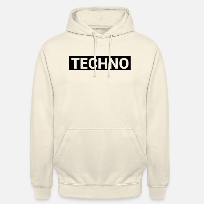 TECHNO - Unisex Hoodie - Vanille-Milchshake