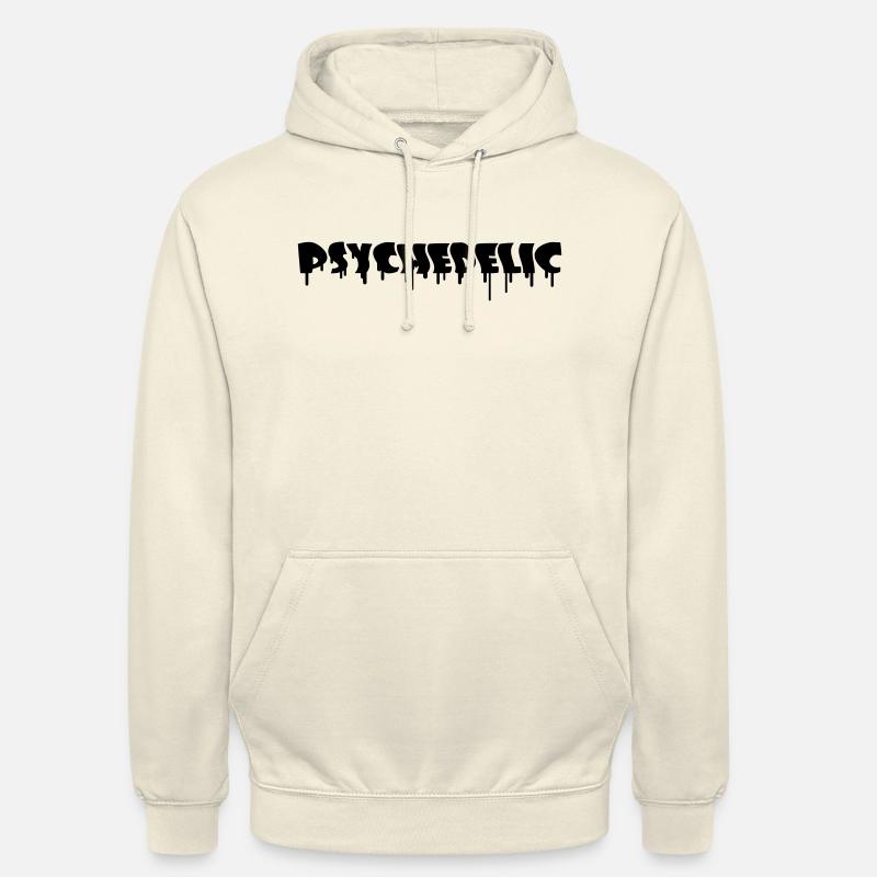 Psychedelic Graffiti - Sweat-shirt à capuche unisexe - vanille