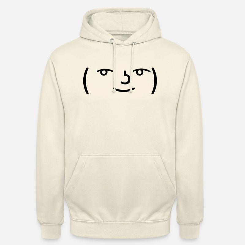 Le Lenny Face or Le Face Face hipster meme - Felpa con cappuccio unisex - milkshake