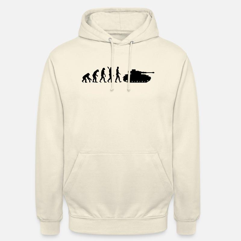 Evolution Tank - Unisex Hoodie - vanilla