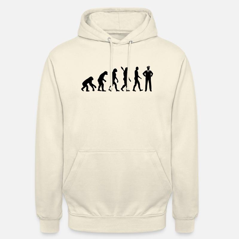 Évolution Pilote - Sweat-shirt à capuche unisexe - vanille