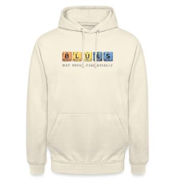 Blues may occur periodically - Unisex Hoodie - Vanille-Milchshake - Vorne - Alina (178cm) & Michal (187cm)