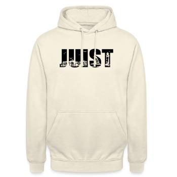 Juist Skyline - Unisex Hoodie - Vanille-Milchshake - Vorne - Alina (178cm) & Michal (187cm)