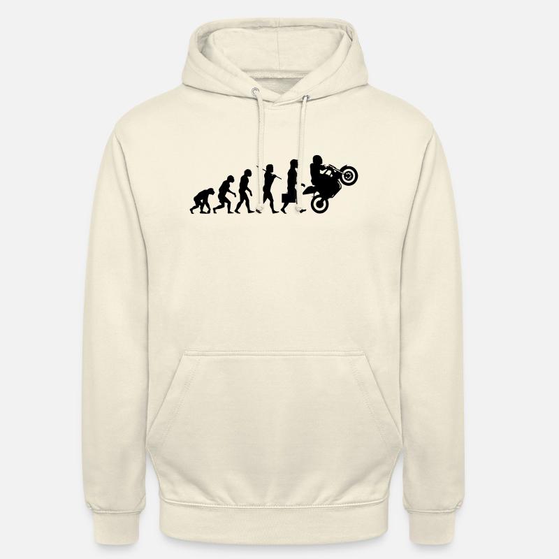 Evolution Motard - Sweat-shirt à capuche unisexe - vanille
