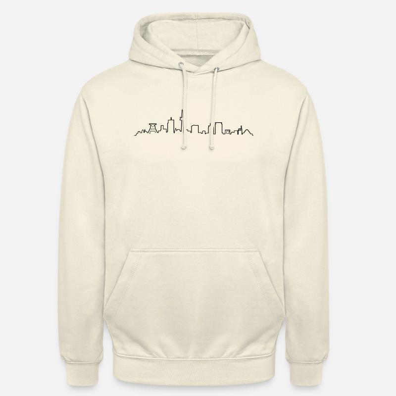 Skyline Essen - Unisex Hoodie - Vanille-Milchshake