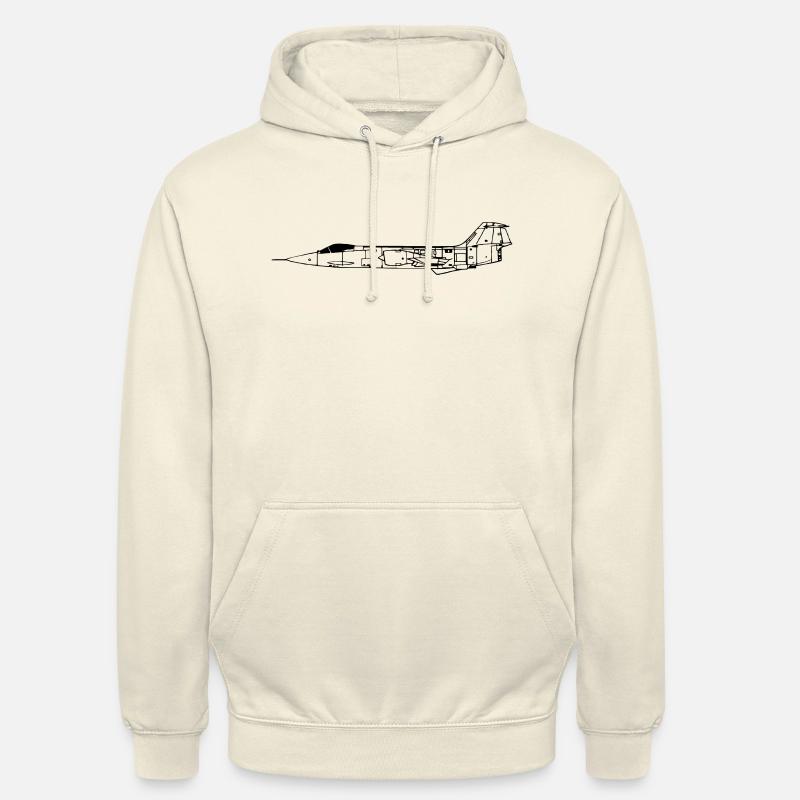 f104_vec_1 fr - Sweat-shirt à capuche unisexe - vanille