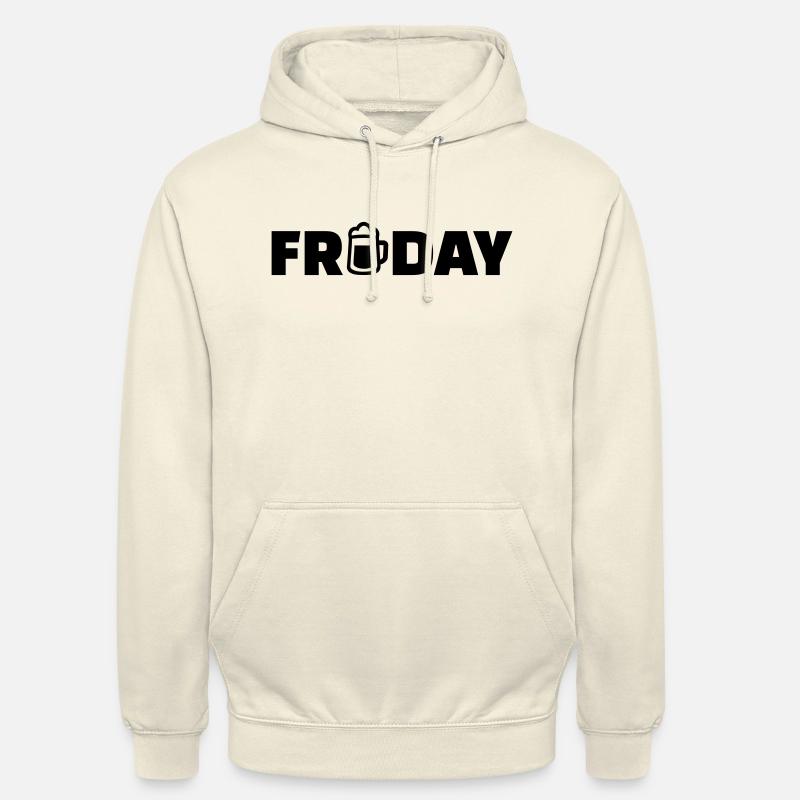 Friday - Sweat-shirt à capuche unisexe - vanille