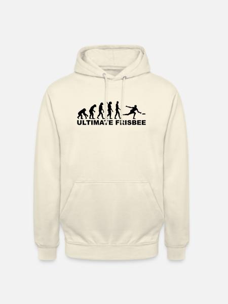 Ultimate Frisbee - Sweat-shirt à capuche unisexe - vanille