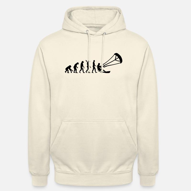 Evolution Kitesurfing - Sweat-shirt à capuche unisexe - vanille