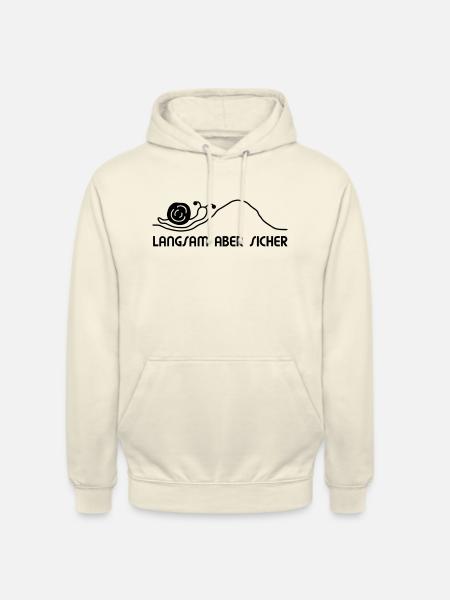 Schnecke langsam - Unisex Hoodie - Vanille-Milchshake