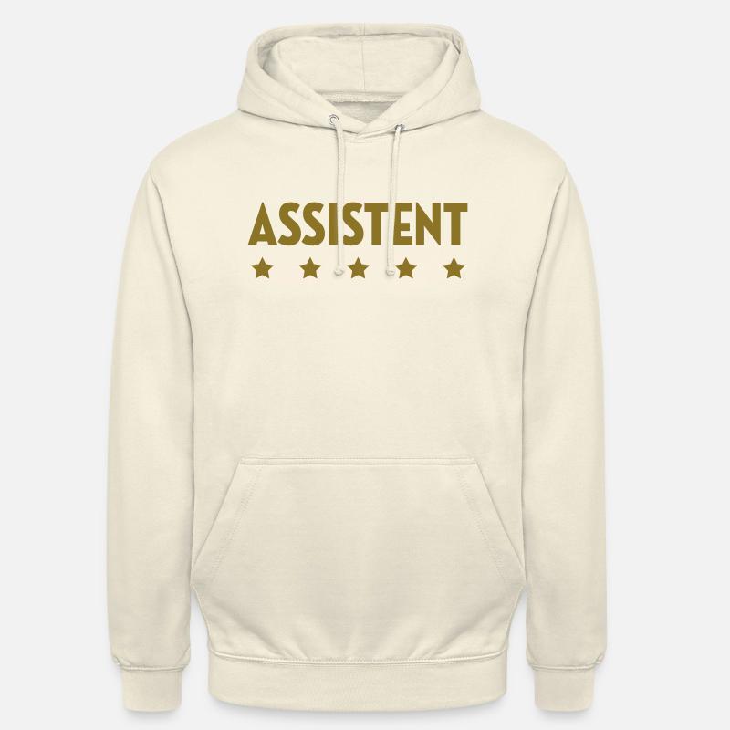 Assistent - Assistentin - Mitarbeiter - Chef - Unisex Hoodie - Vanille-Milchshake