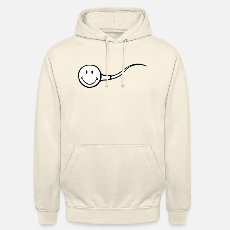 Smiley Sperm - Unisex Hoodie - vanilla