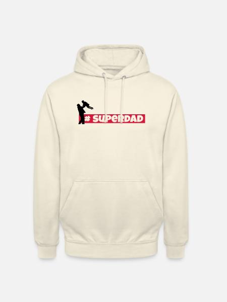 superdad, superpapa,mein held,dad,papa,vater - Unisex Hoodie - Vanille-Milchshake