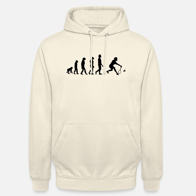 Badminton Evolution - Unisex Hoodie - vanilla