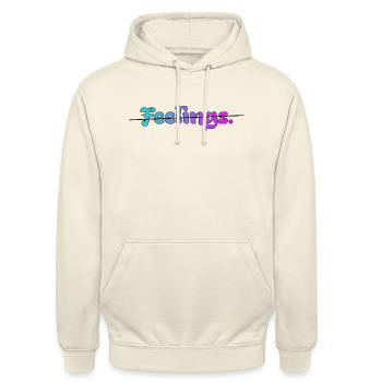 Cold Feelings - Unisex Hoodie - Vanille-Milchshake - Vorne - Alina (178cm) & Michal (187cm)