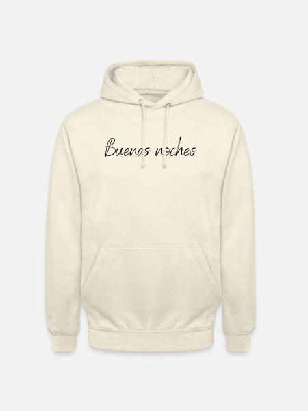 Buenas Noches – Calm Spanish Night-Time Design - Unisex Hoodie - vanilla
