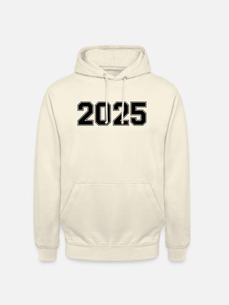 2025 - Sweat-shirt à capuche unisexe - vanille